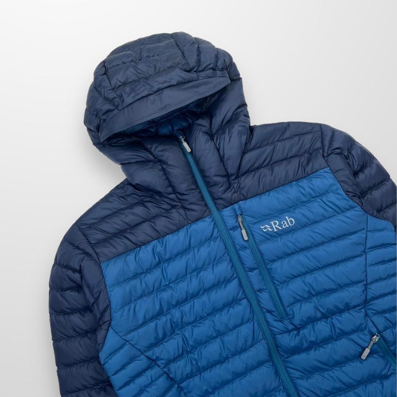 Rab Microlight Alpine Jacket In Two Tone Blue