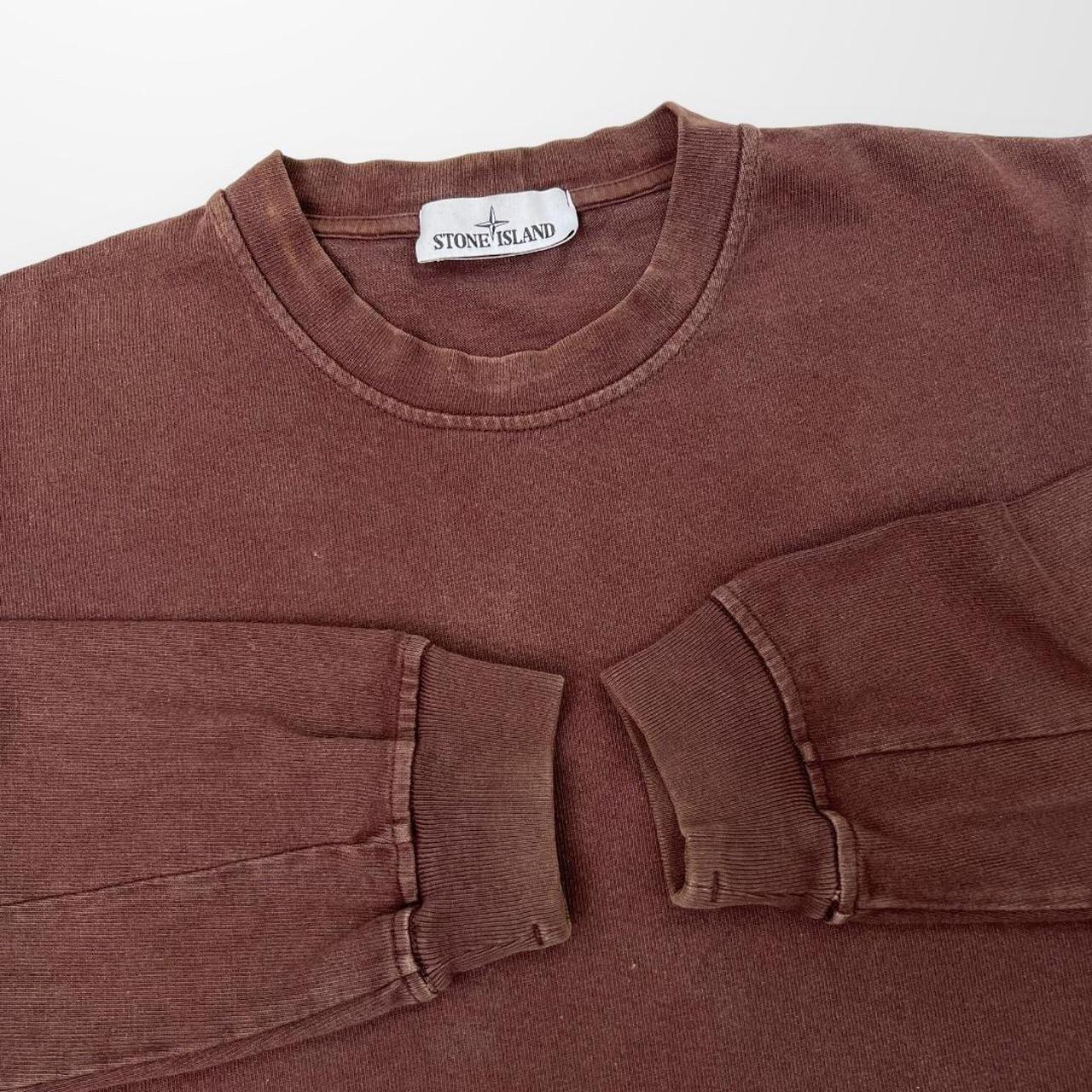 Stone Island Lightweight Sweatshirt / Heavy LS T-Shirt In Brown