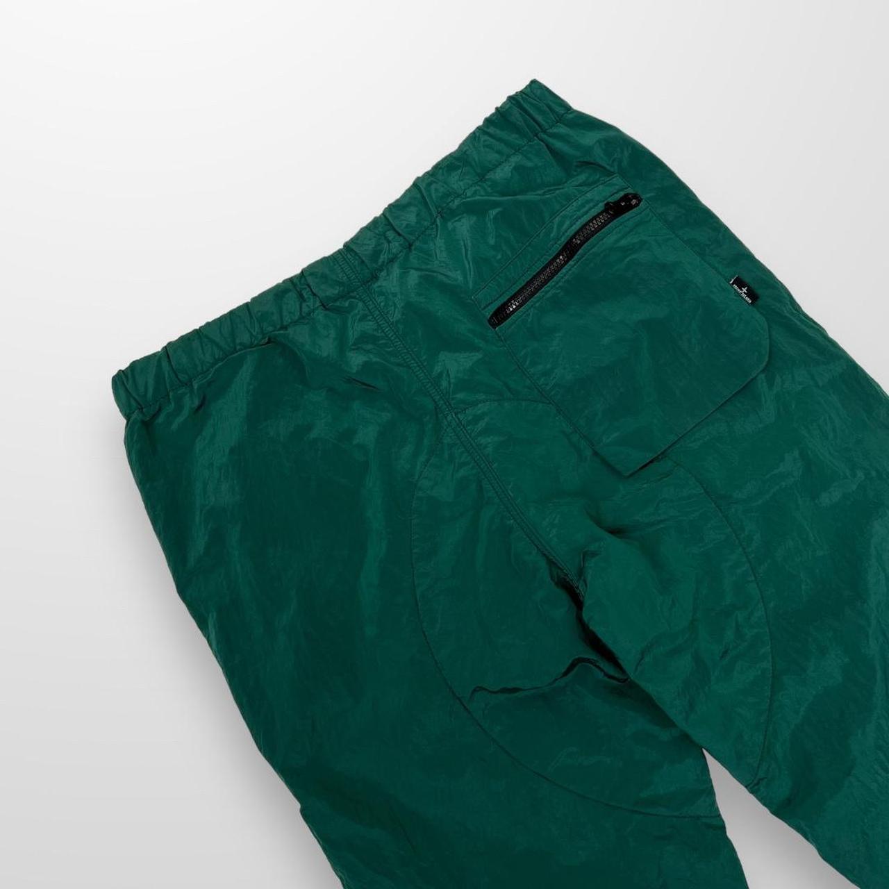 Stone Island Nylon Metal Trousers In Green