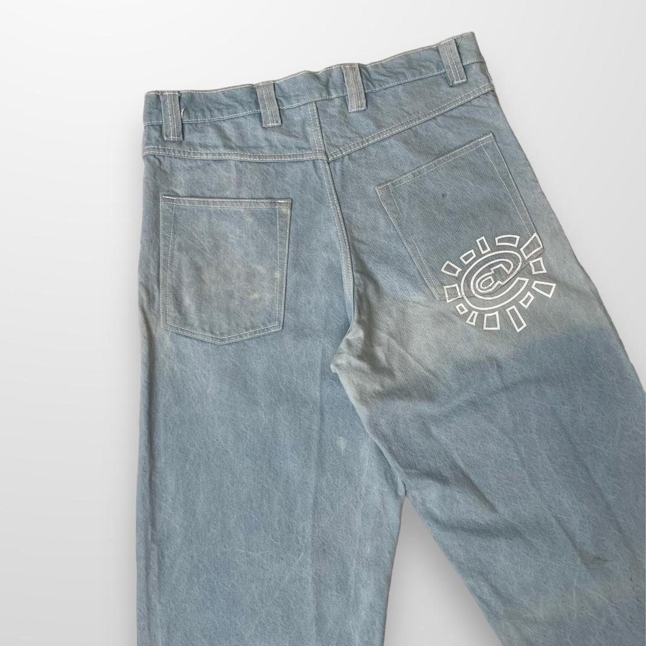 ADWYSD Heavy Duty Denim Light Blue Jeans