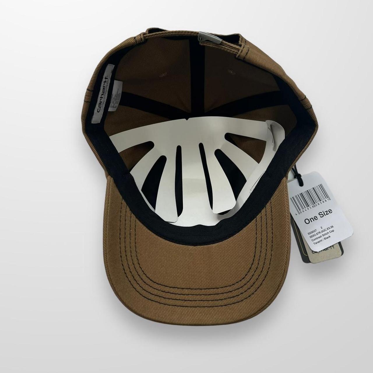 Carhartt WIP Contrast Stitch Cap In Tanami & Black
