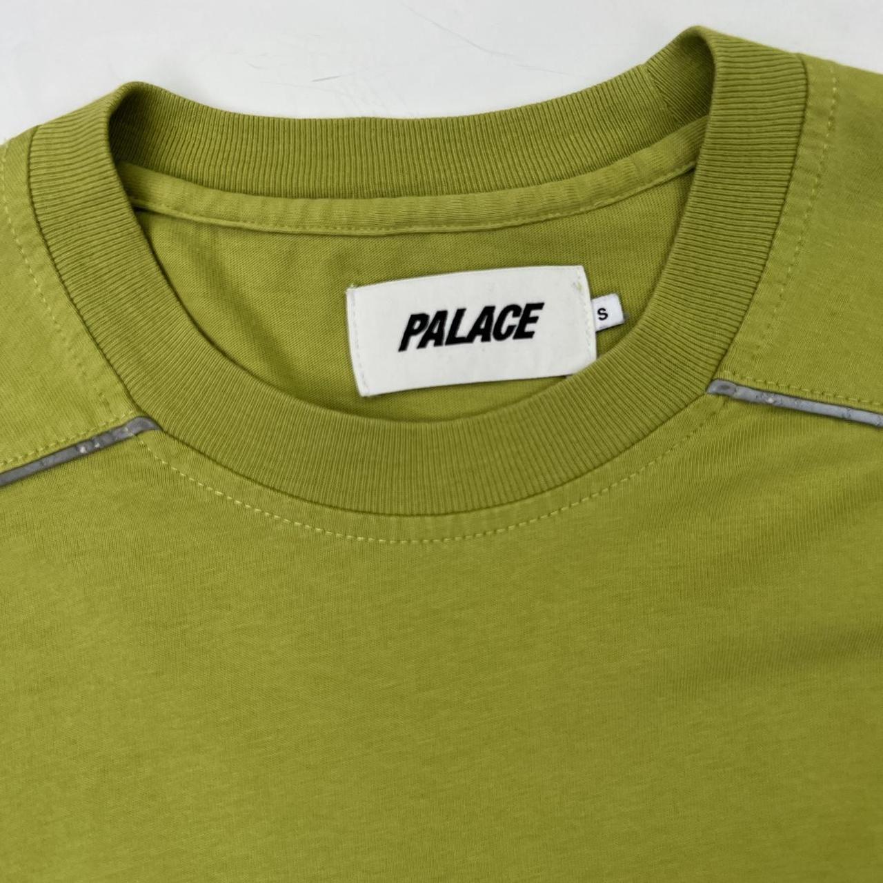 Palace Pimped T-Shirt In Green & 3m Reflective Piping