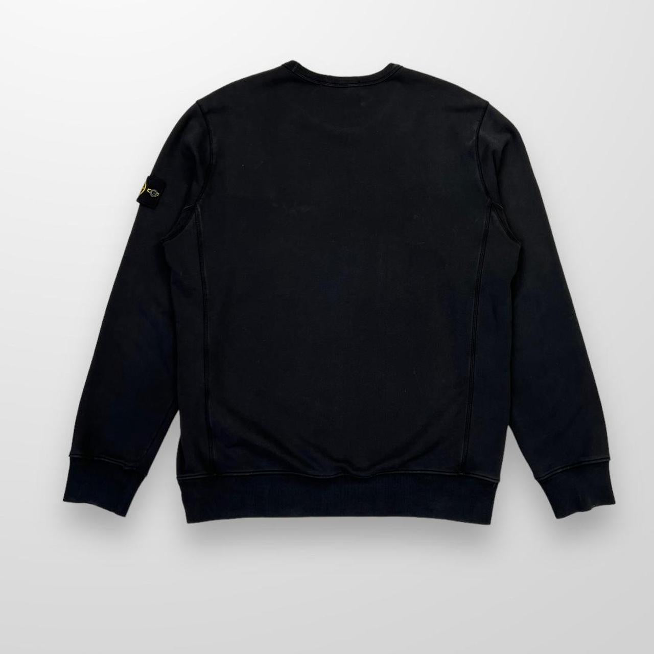 Stone Island Crewneck Sweatshirt In Black