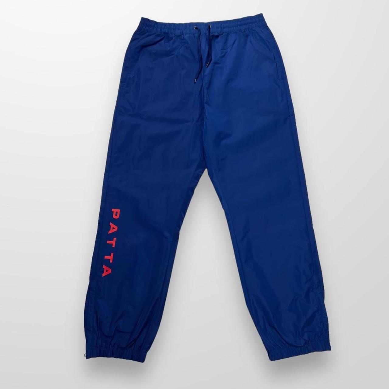Patta Shell Tracksuit Bottoms / Track Pants In Blue & Red