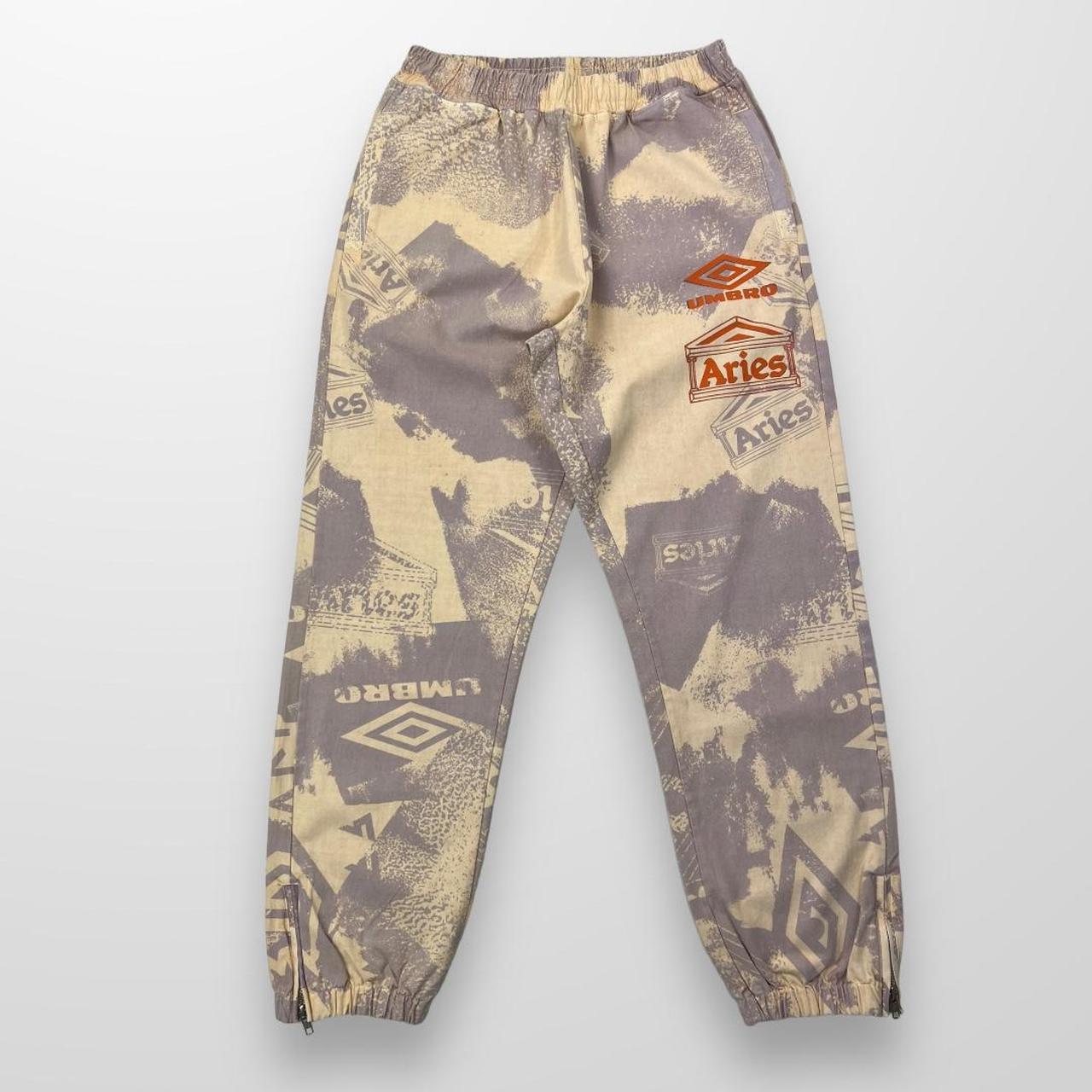 Aries x Umbro Pro 64 Cotton Drill Pants In Lilac