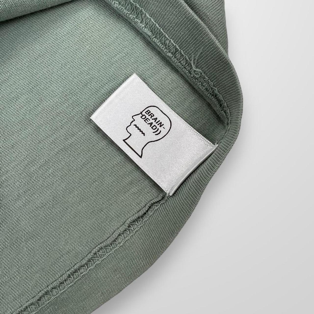 Brain Dead Graphics T-Shirt In Sage Green