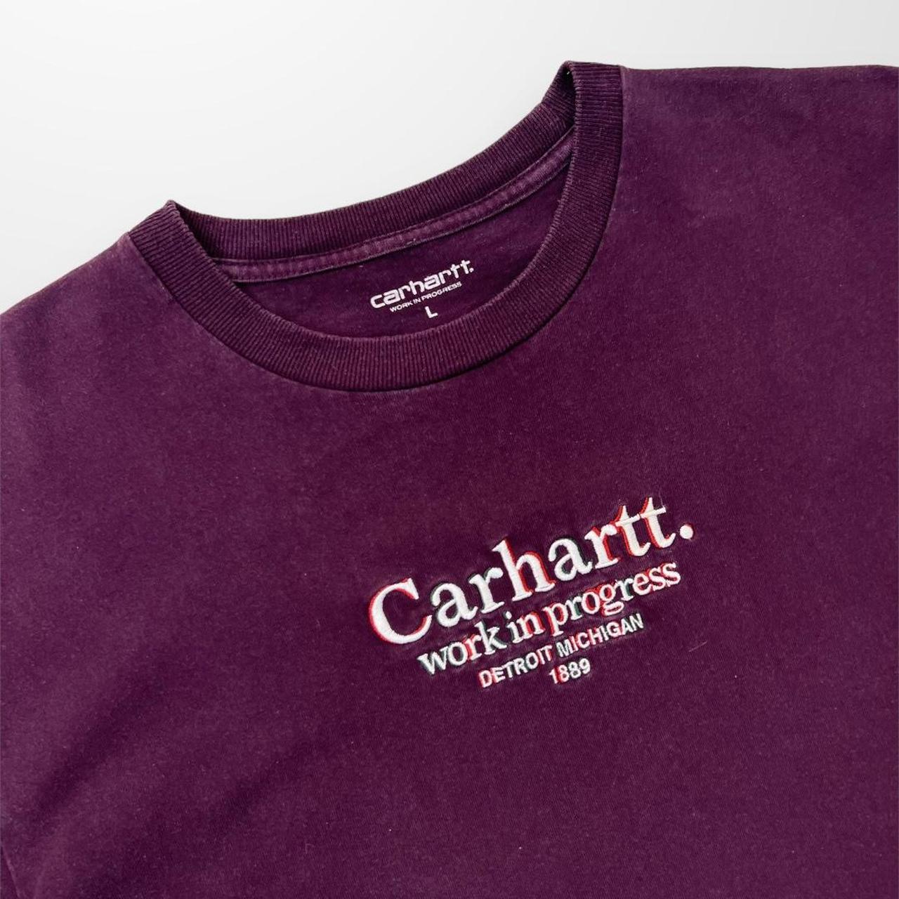 Carhartt WIP Commission T-Shirt In Purple
