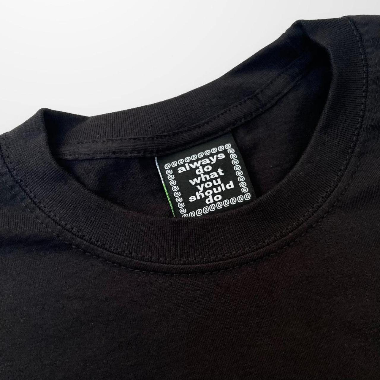 ADWYSD T-Shirt In Black, Purple & White