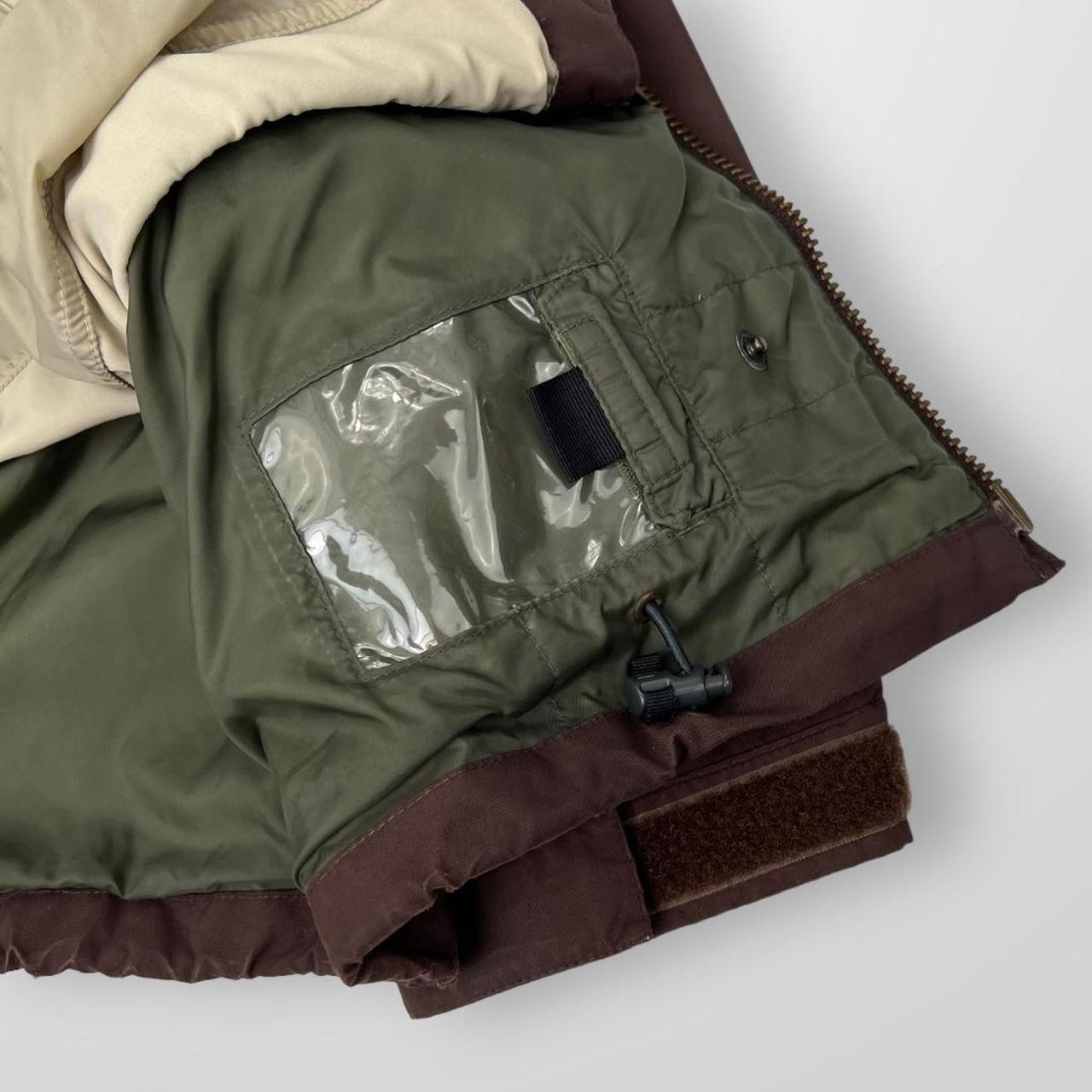 Vintage Burton Analog Snowboarding Jacket In Brown & Cream