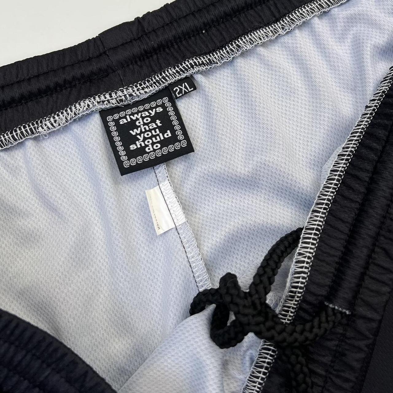 ADWYSD Jersey Shorts In Black & Purple