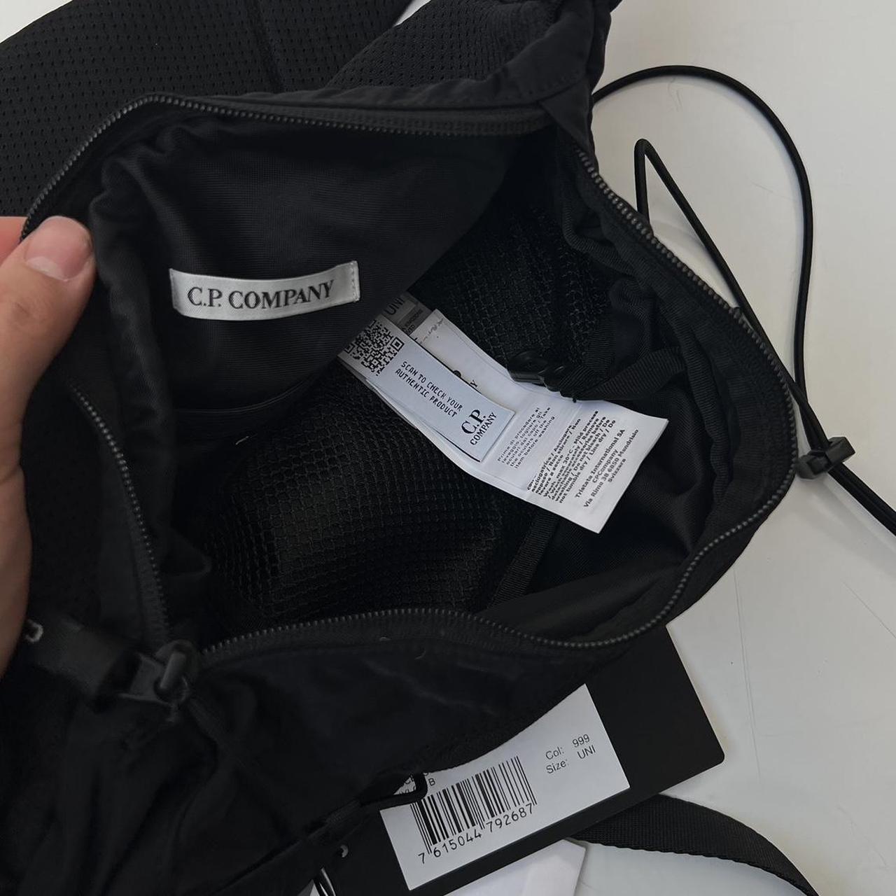 CP Company Nylon B Crossbody Backpack Lens Bag In Black