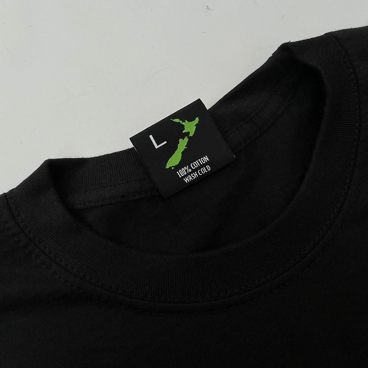 ADWYSD T-Shirt In Black, Purple & White