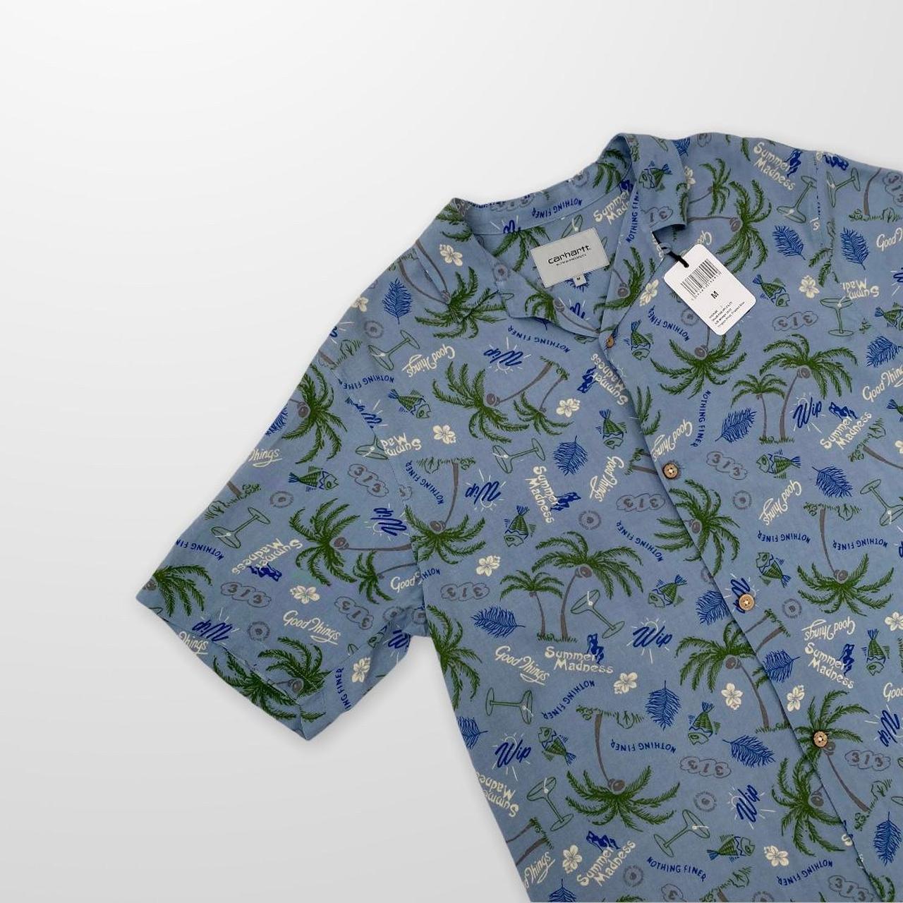 Carhartt WIP S/S Mirage Shirt In Mirage Print