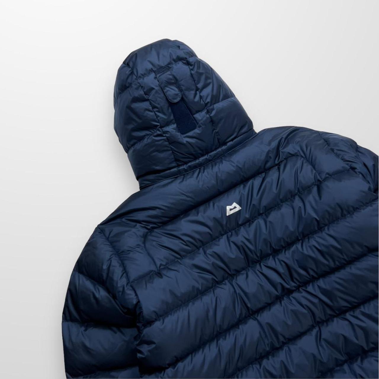 Mountain Equipment Lightline Puffer Jacket In Navy & Orange