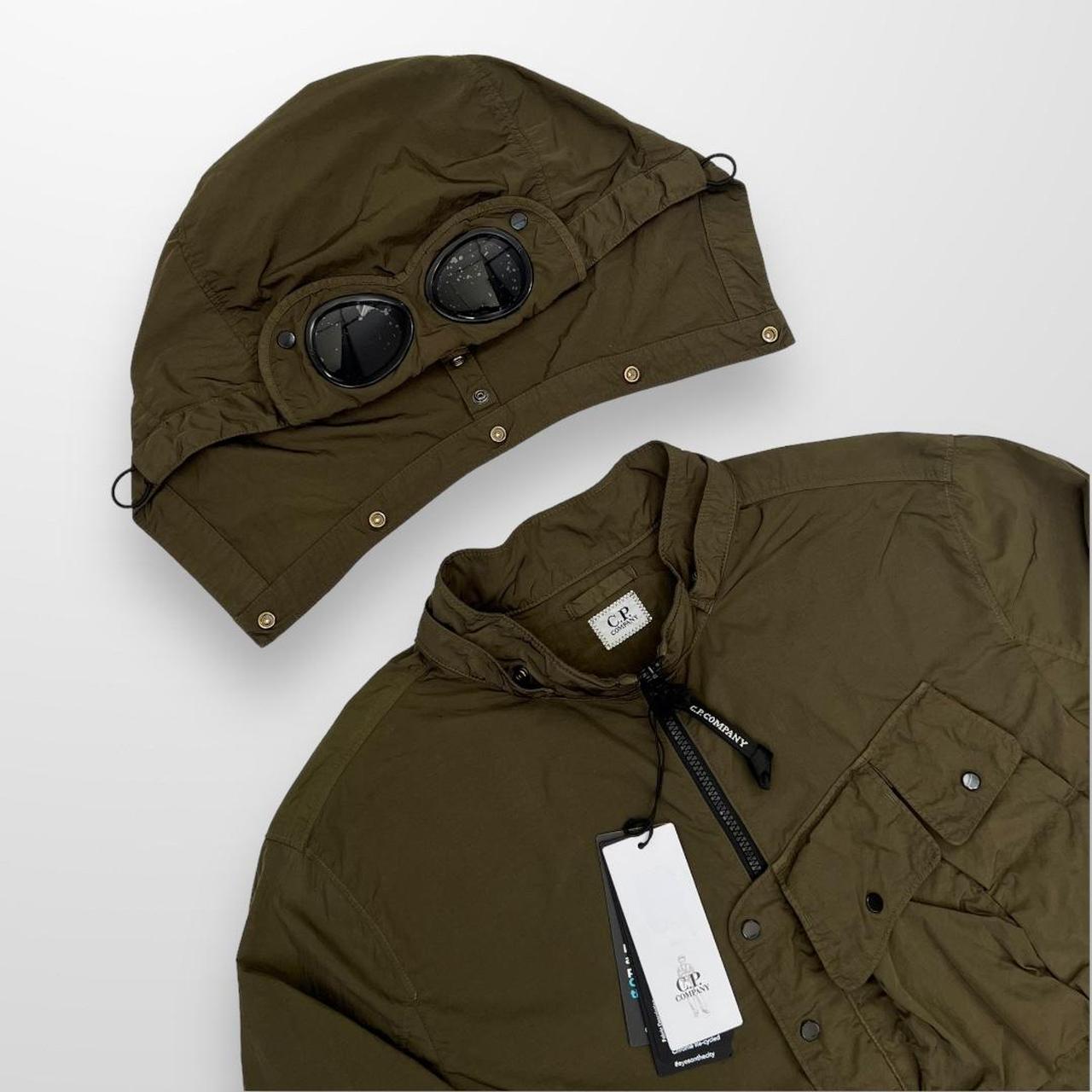 CP Company Chrome-R Goggle Jacket In Ivy Green