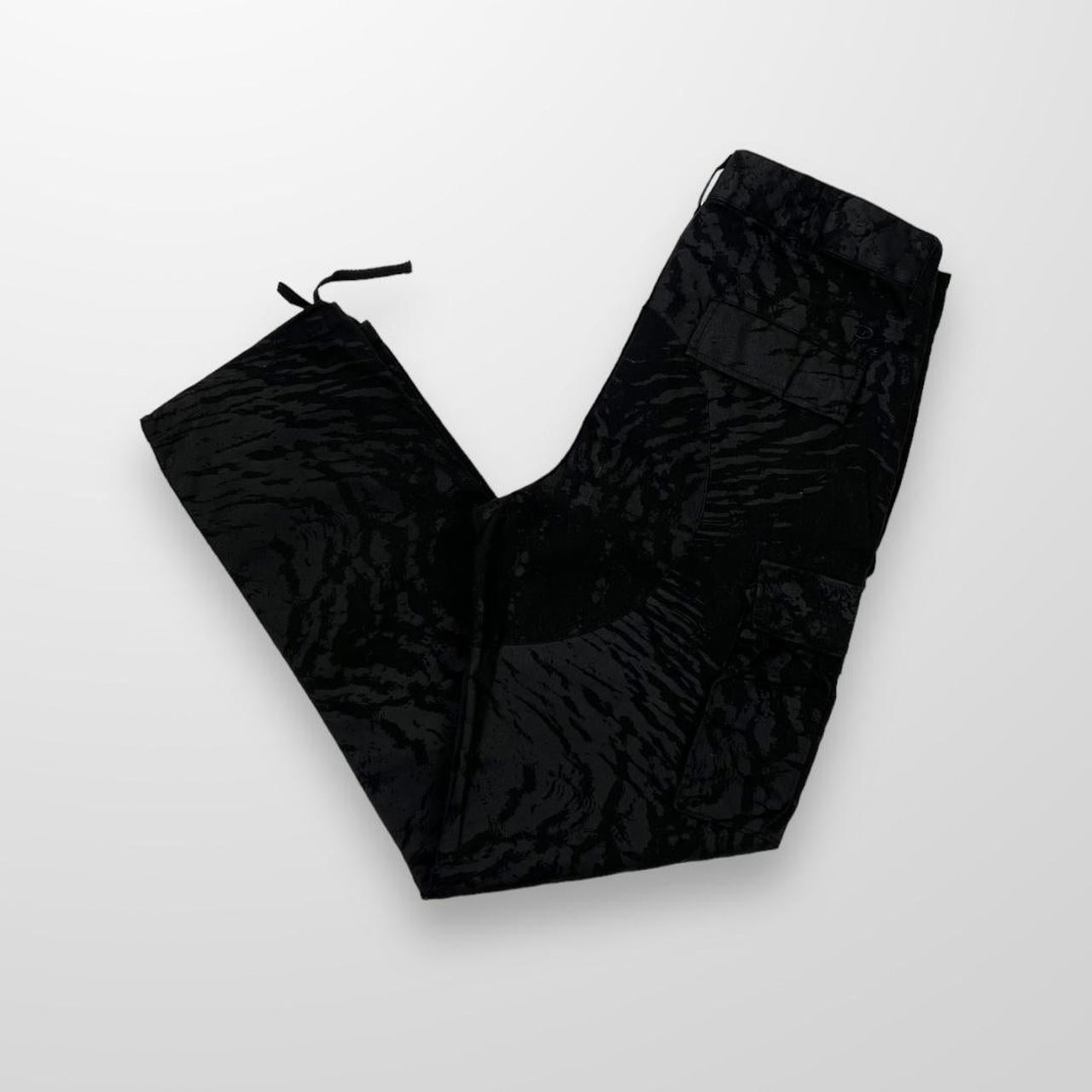 Patta Water Camo Cargo Bottoms In Blue & Red