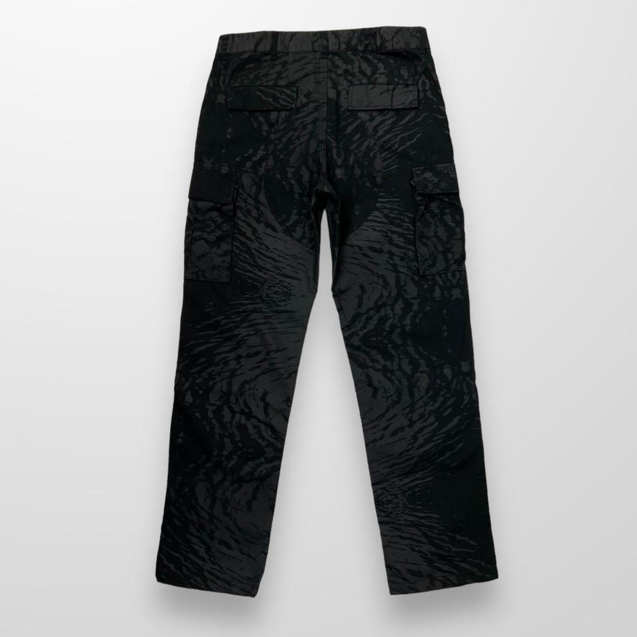 Patta Water Camo Cargo Bottoms In Blue & Red