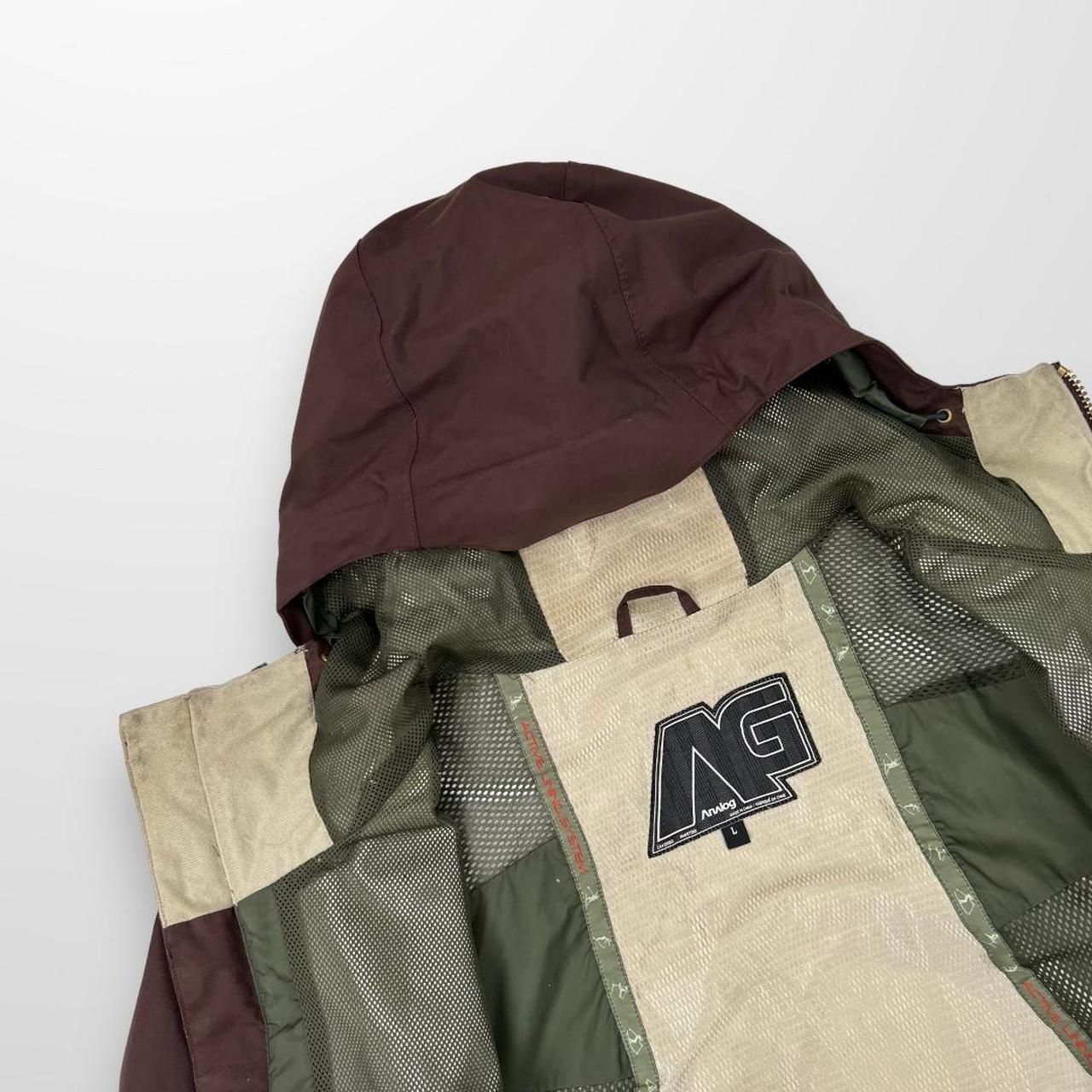 Vintage Burton Analog Snowboarding Jacket In Brown & Cream