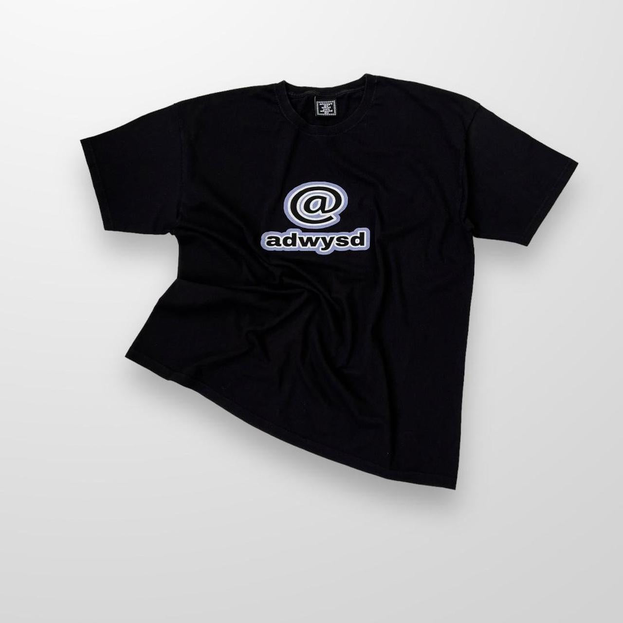 ADWYSD T-Shirt In Black & Purple