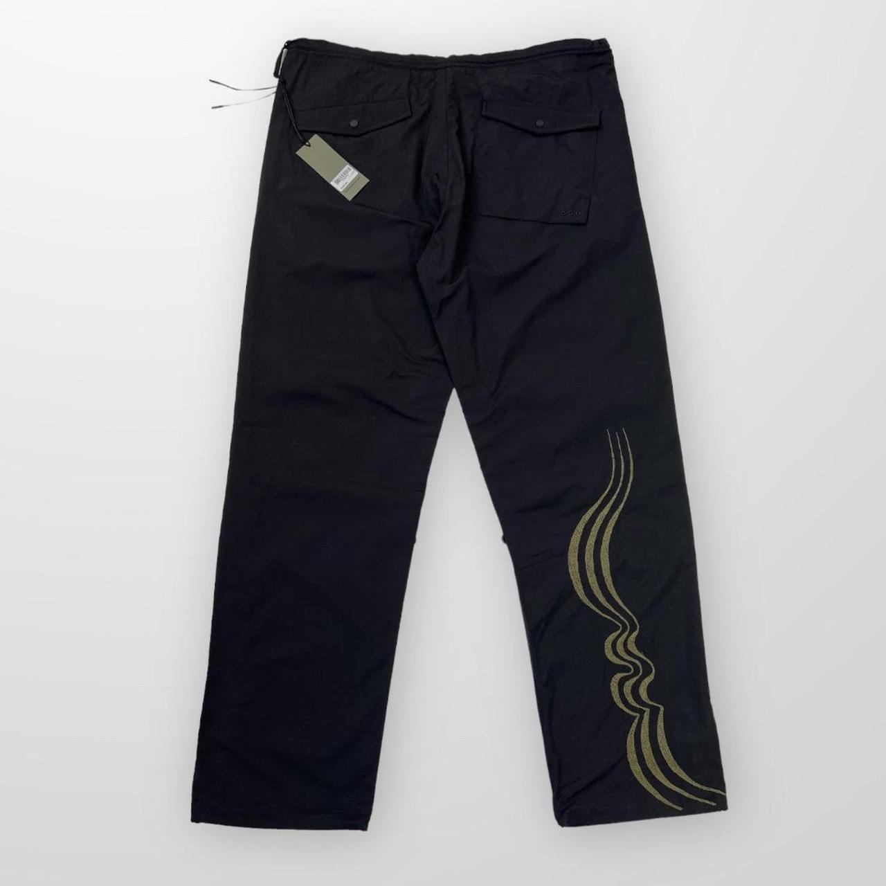 Maharishi Music Script Embroidered Original Snow Pants In Black