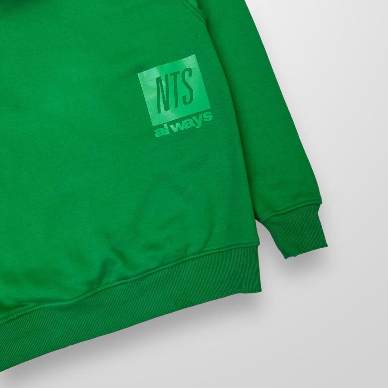 ADWYSD x NTS Radio Hoodie In Green & Blue