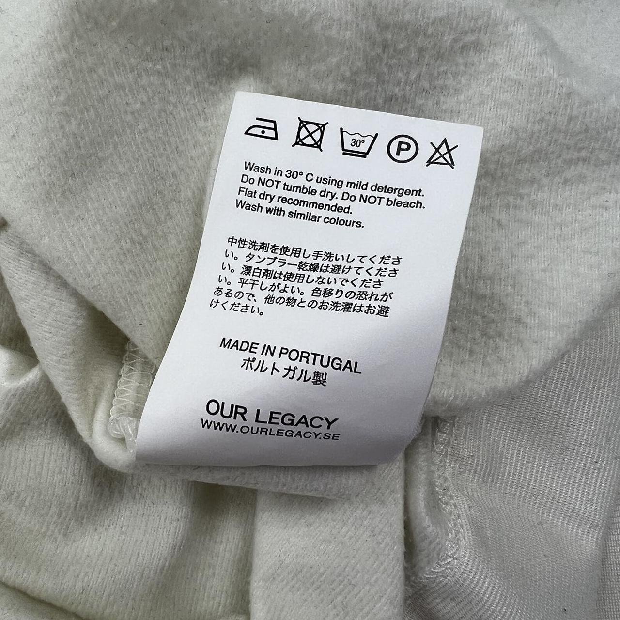 Our Legacy Crewneck Sweatshirt / LS T-Shirt In Off White