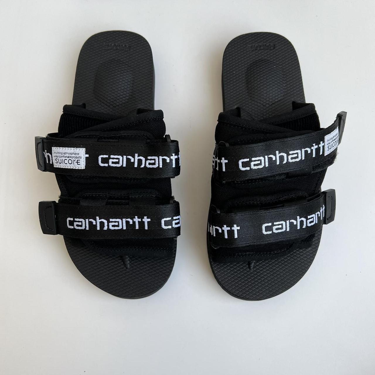 Suicoke Moto x Carhartt WIP Sandals In Black
