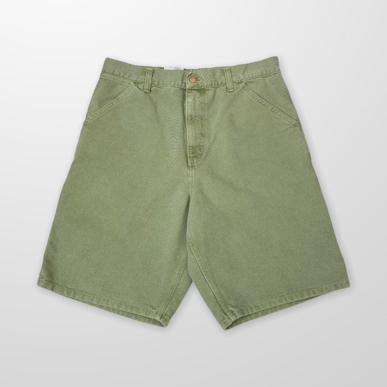 Carhartt WIP Single Knee Shorts In Pale Spearmint