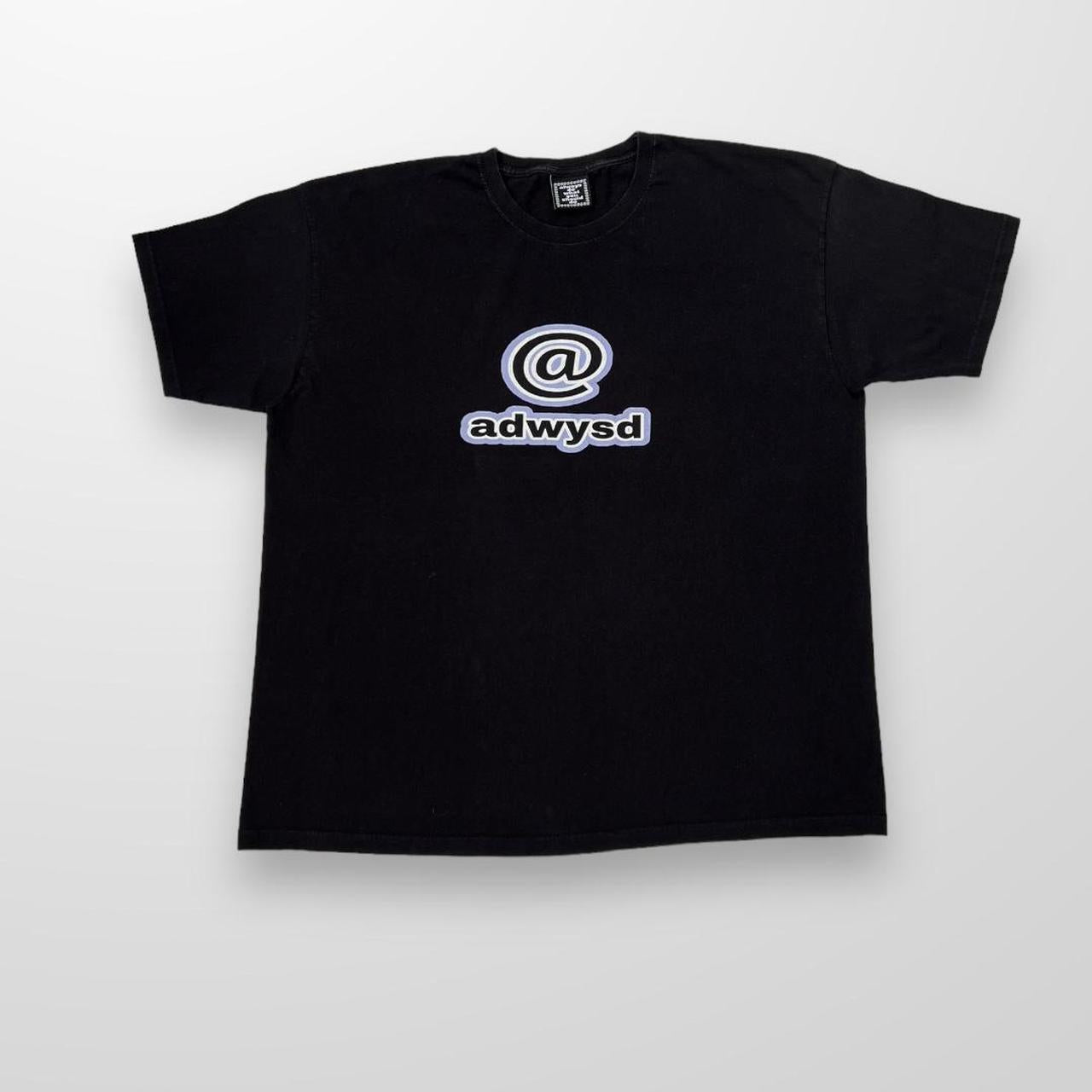 ADWYSD T-Shirt In Black & Purple