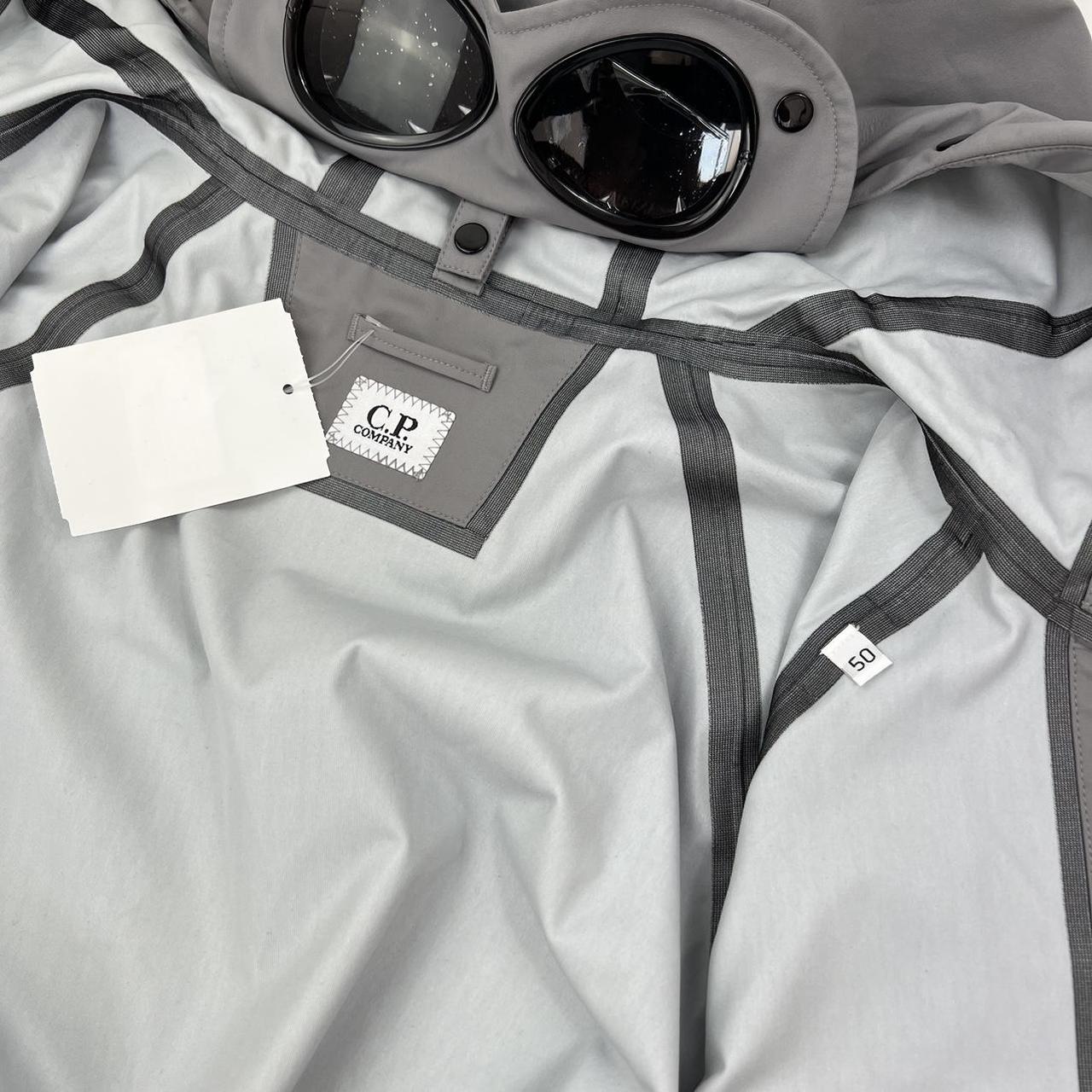 CP Company Gore-Tex Infinium Goggle Jacket In Griffin Grey