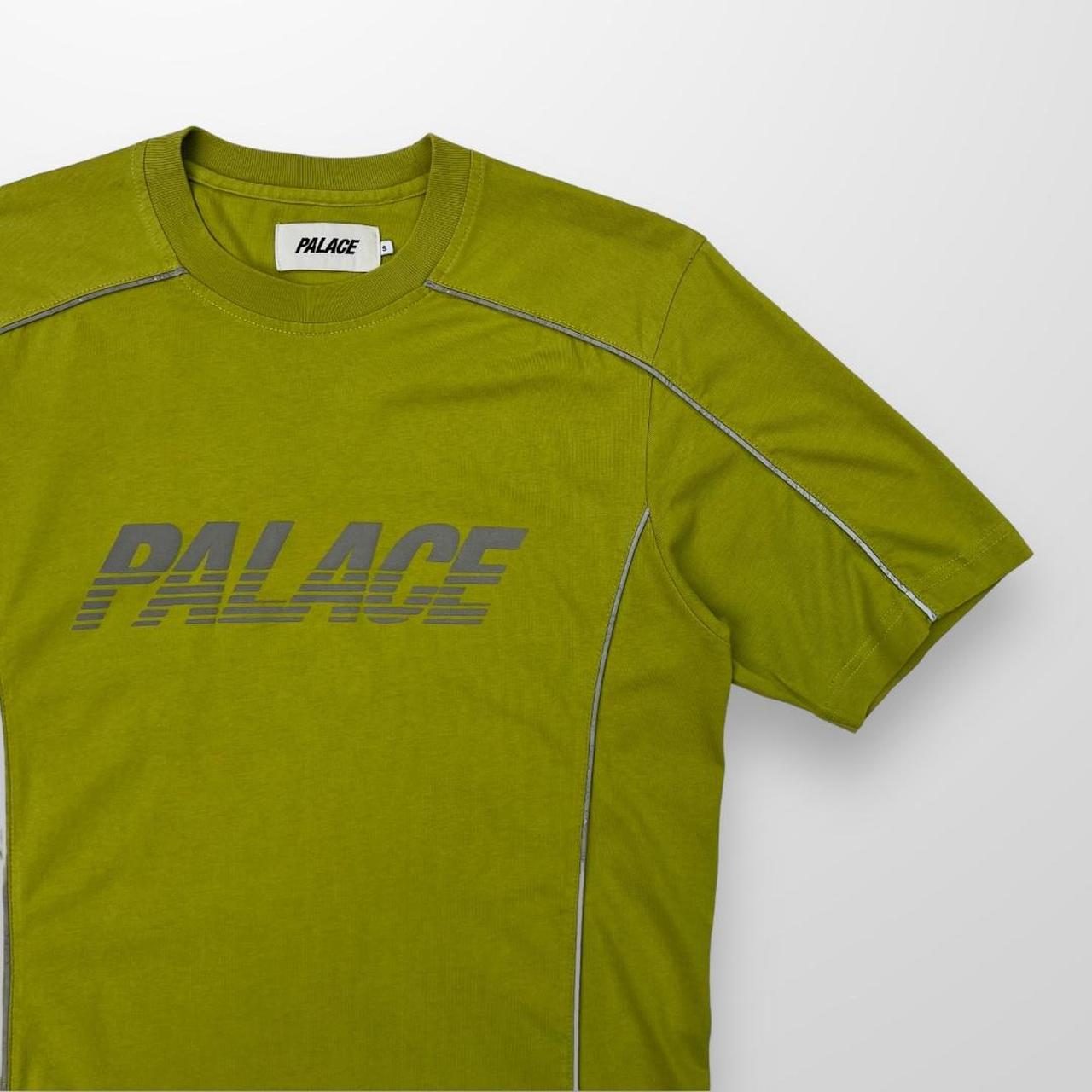 Palace Pimped T-Shirt In Green & 3m Reflective Piping
