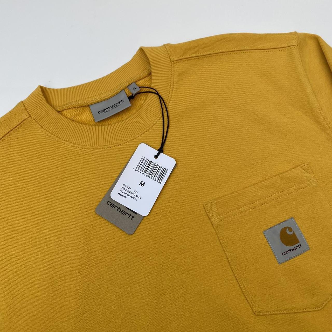 Carhartt WIP Pocket Sweatshirt In Popsicle / Yellow