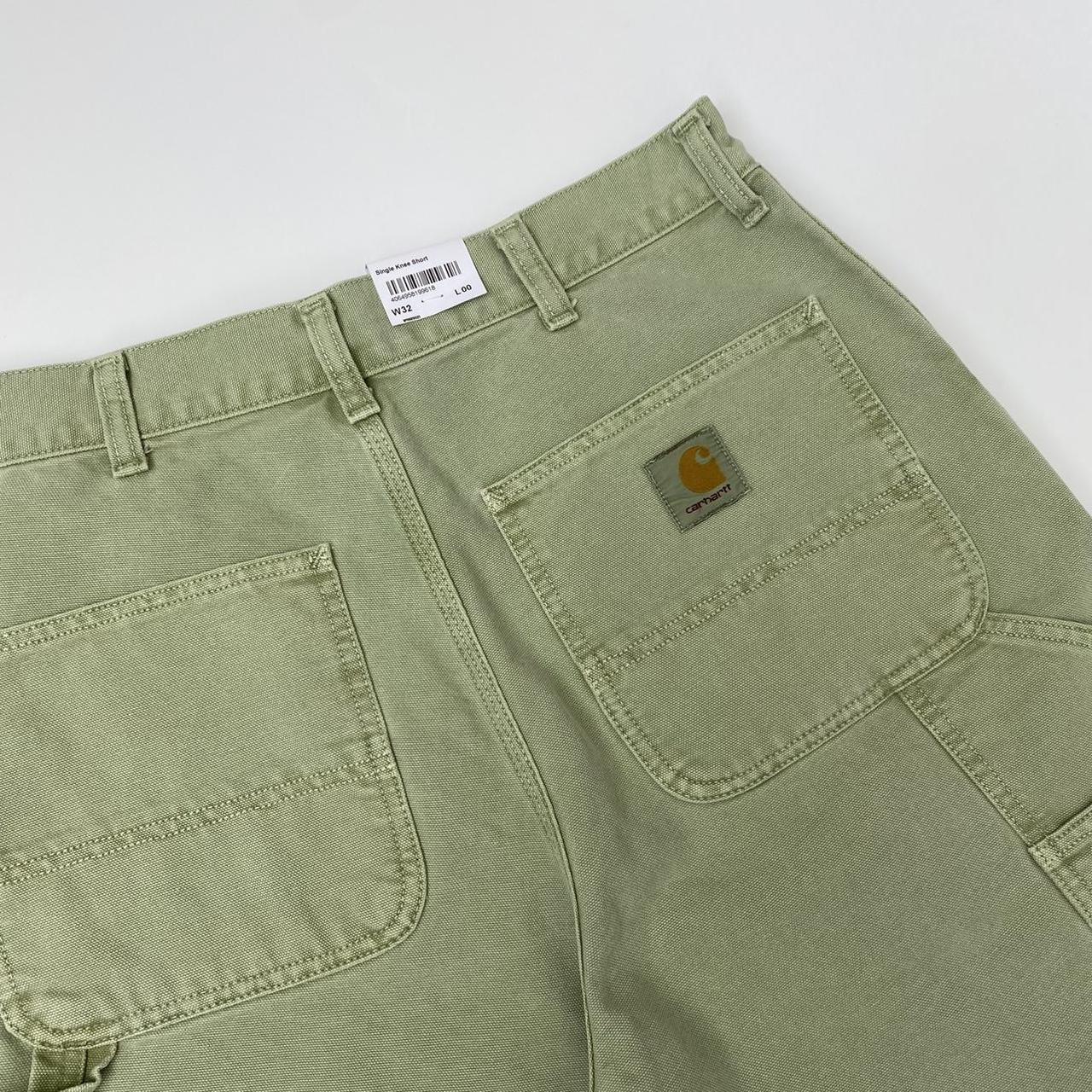 Carhartt WIP Single Knee Shorts In Pale Spearmint