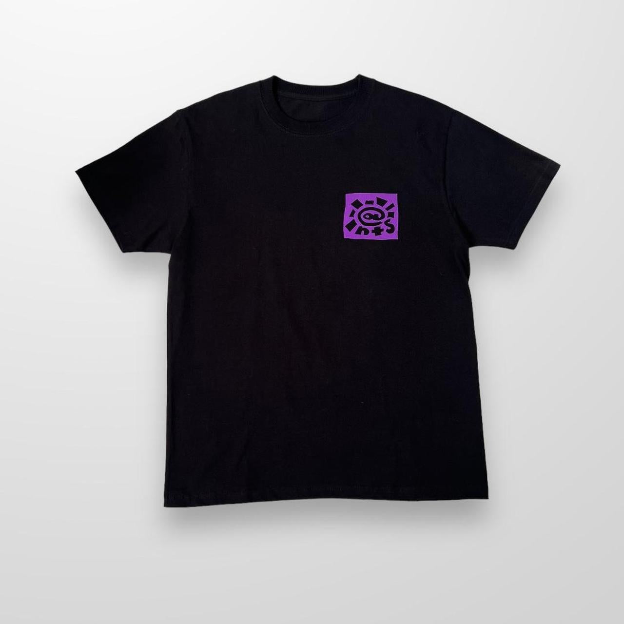 NTS x Always Do What You Should Do 'Never Too Stressed' T-Shirt In Black & Purple