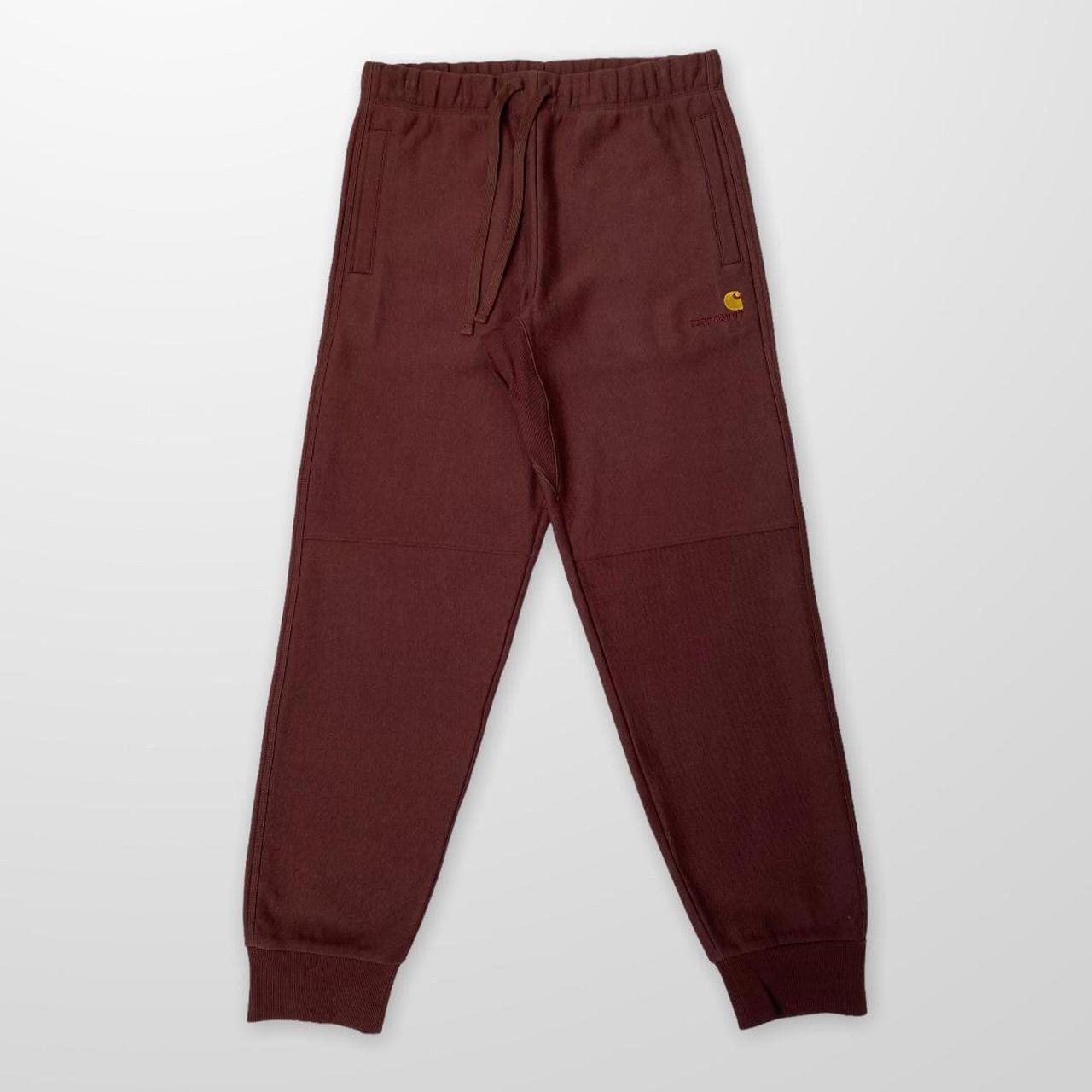 Carhartt WIP American Script Jogging Pant In Brown