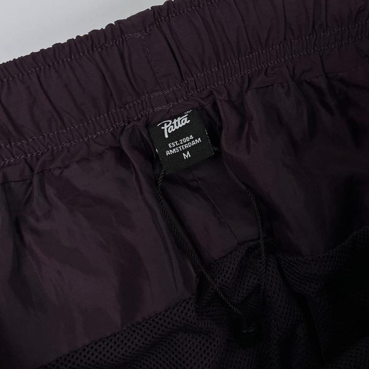 Patta Shell Tracksuit Bottoms In Burgundy