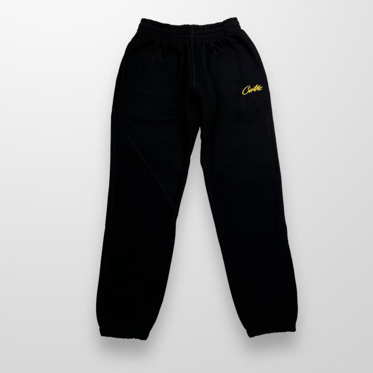 Corteiz HMP V1 Allstarz Sweatpant In Black & Yellow