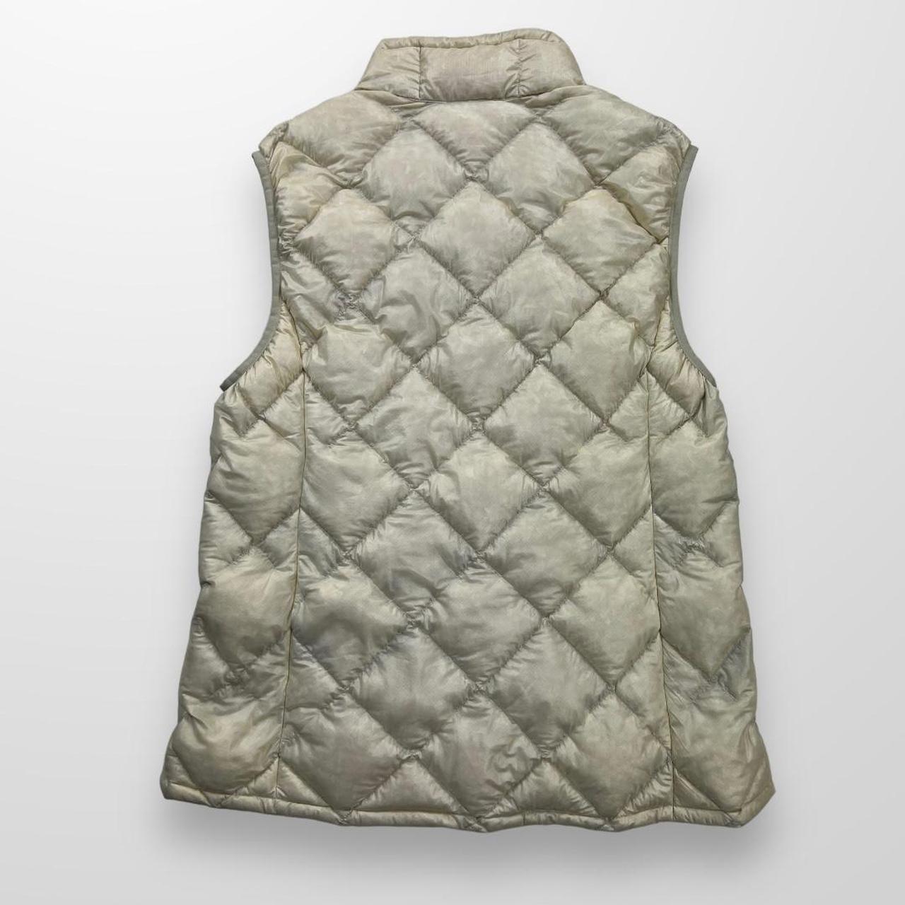 Montbell Diamond Stitch Gilet / Bodywarmer In Cream