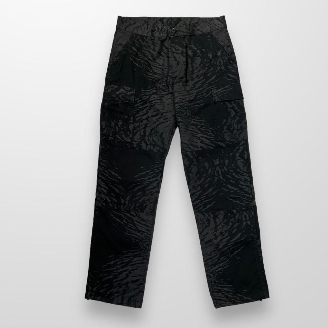 Patta Water Camo Cargo Bottoms In Blue & Red