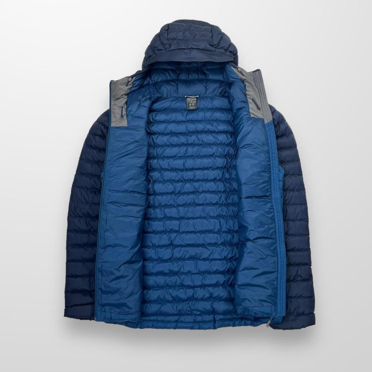 Rab Microlight Alpine Jacket In Two Tone Blue