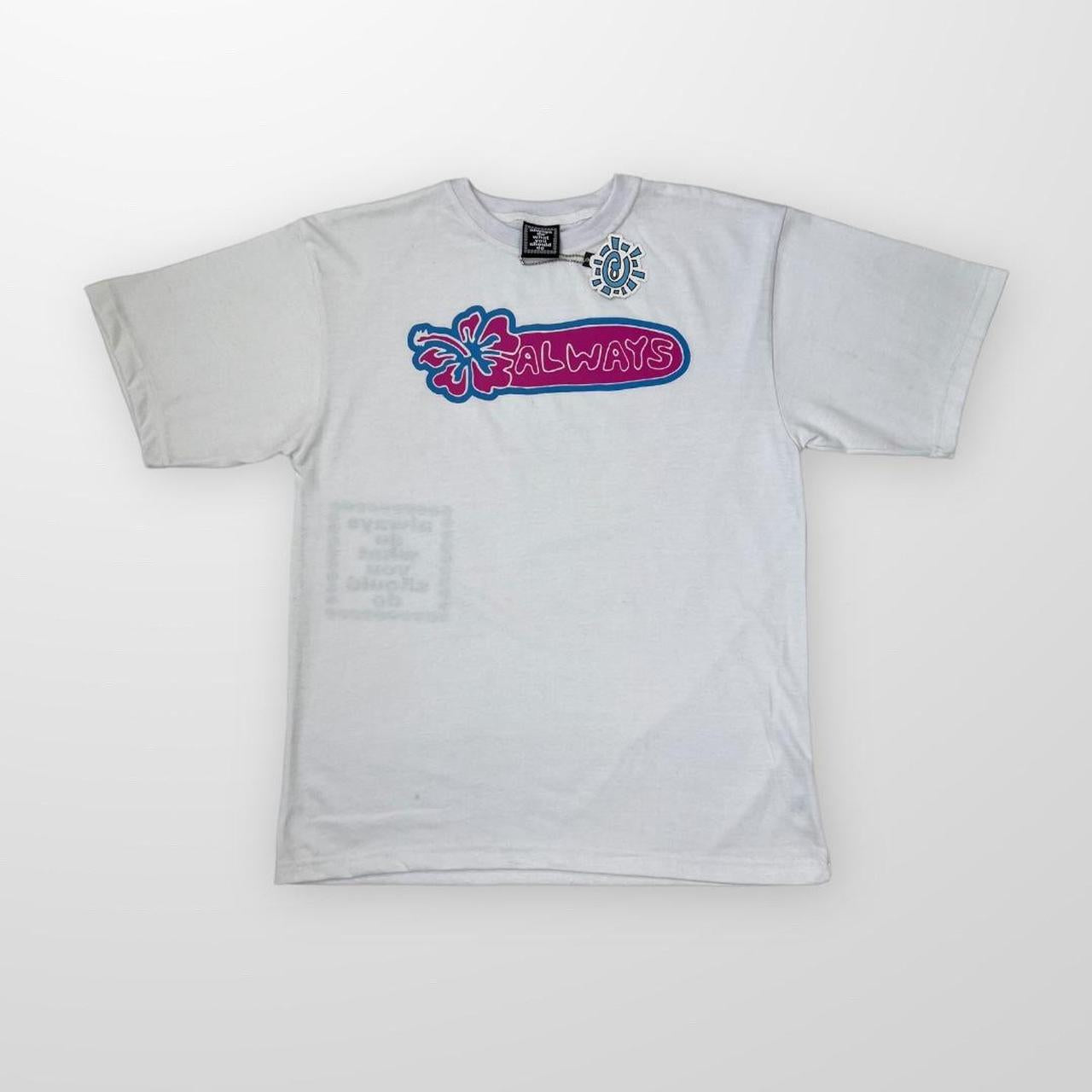 ADWYSD High Biscus T-Shirt In White