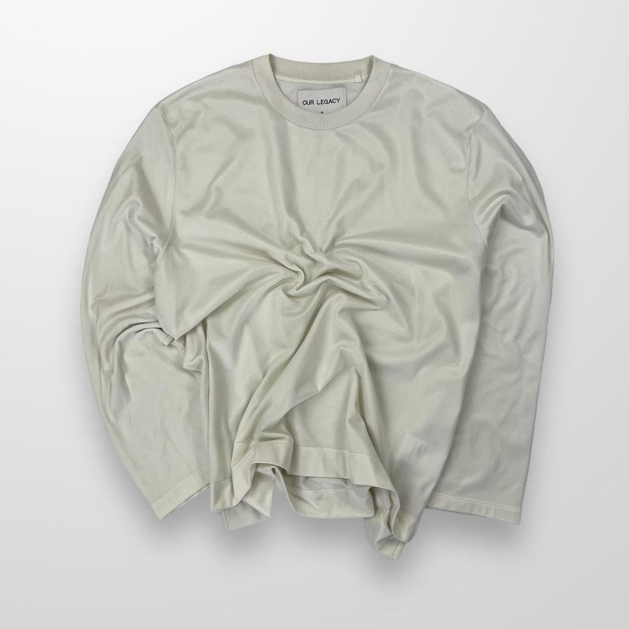 Our Legacy Crewneck Sweatshirt / LS T-Shirt In Off White