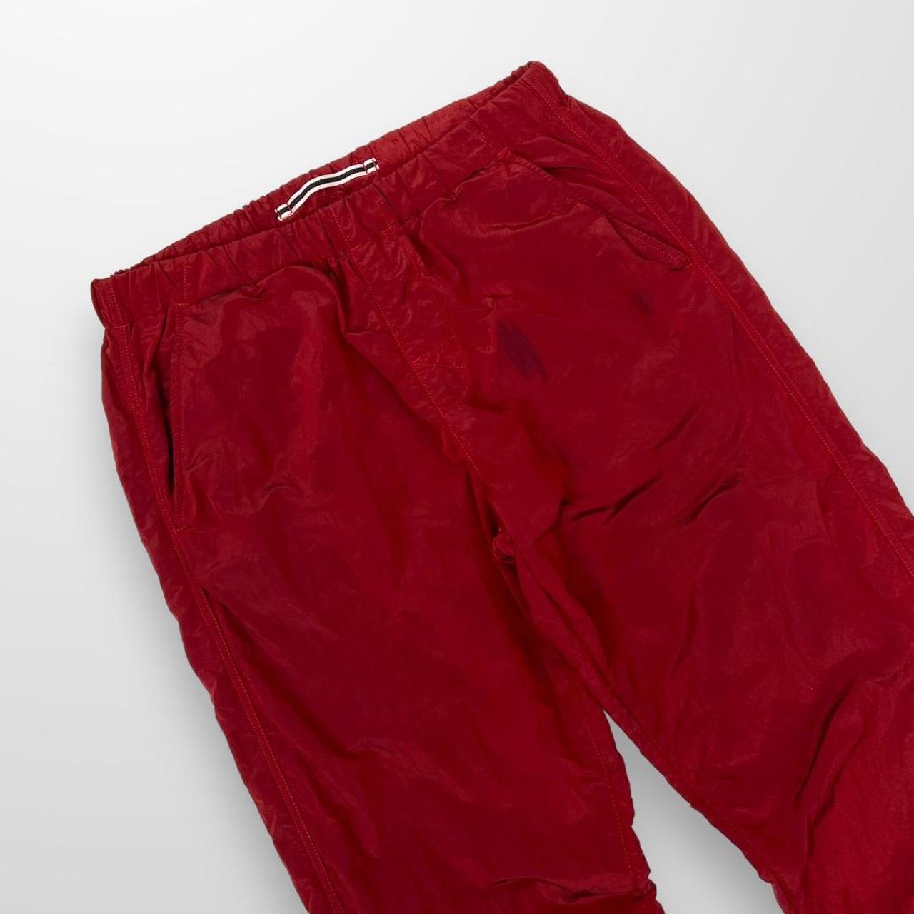 Stone Island Nylon Metal Shimmer Trousers In Red