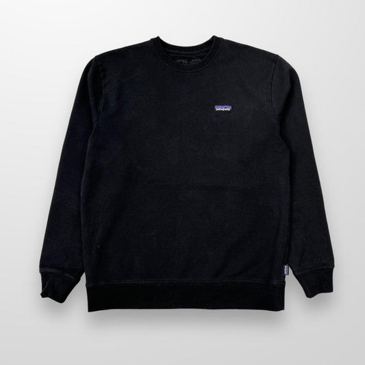 Patagonia Regenerative Organic Crewneck Sweatshirt In Black