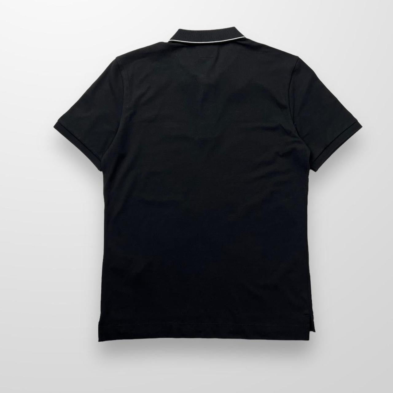 CP Company Patch Logo Polo In Black & White