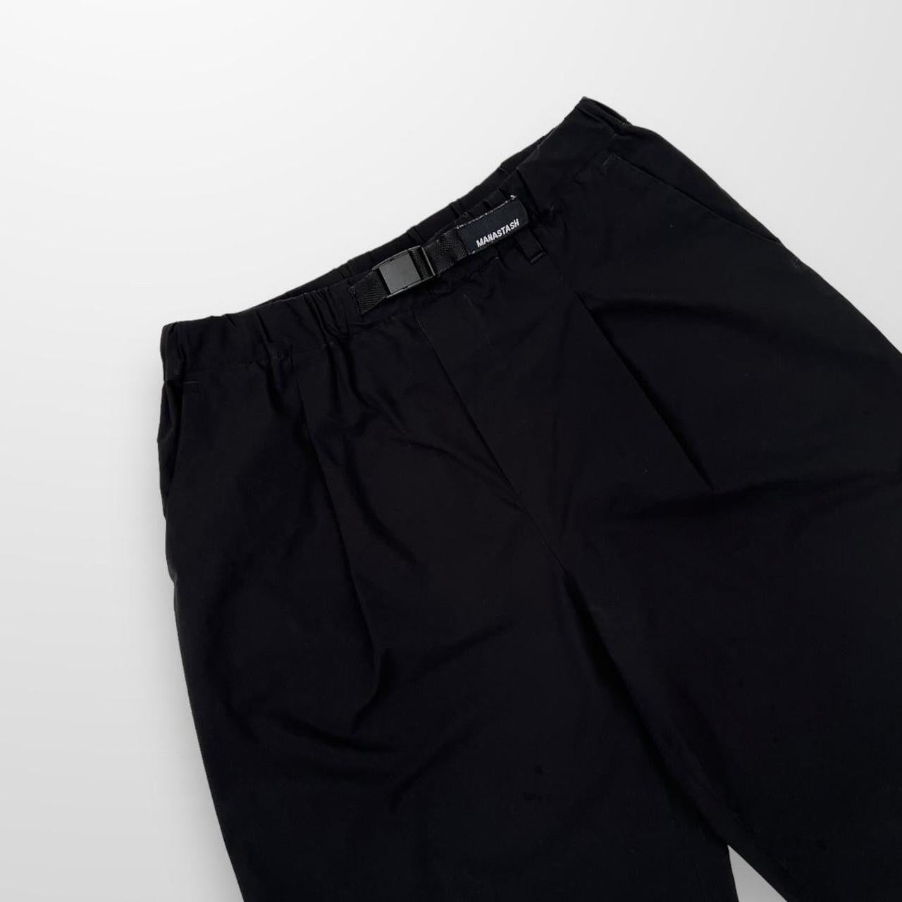 Manastash Utility Cropped Trousers In Black