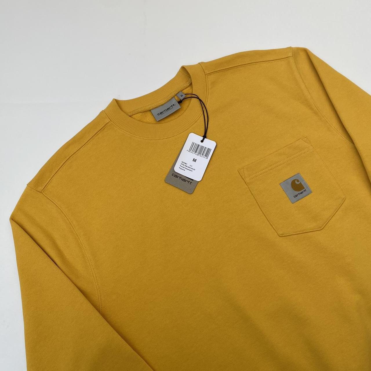 Carhartt WIP Pocket Sweatshirt In Popsicle / Yellow