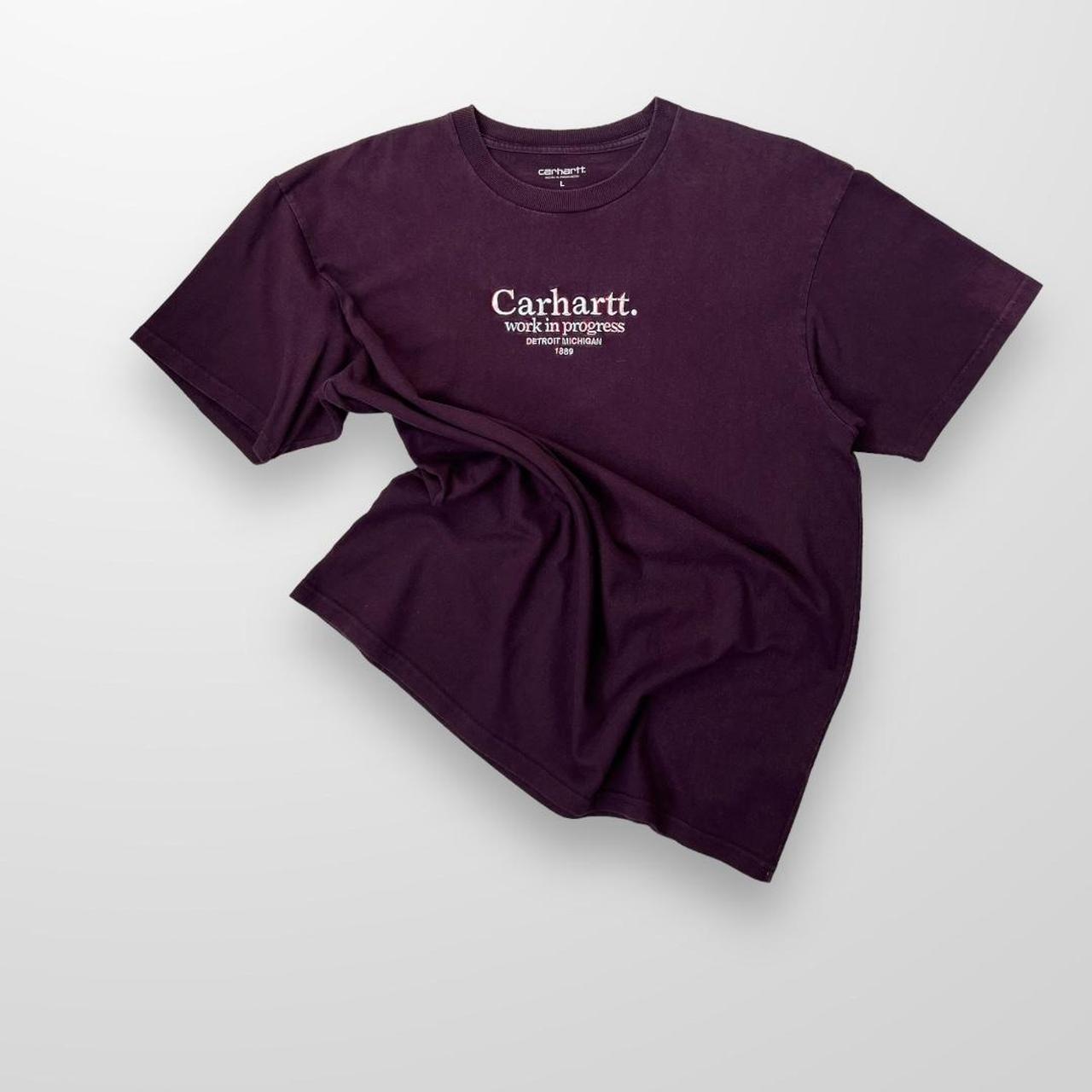 Carhartt WIP Commission T-Shirt In Purple