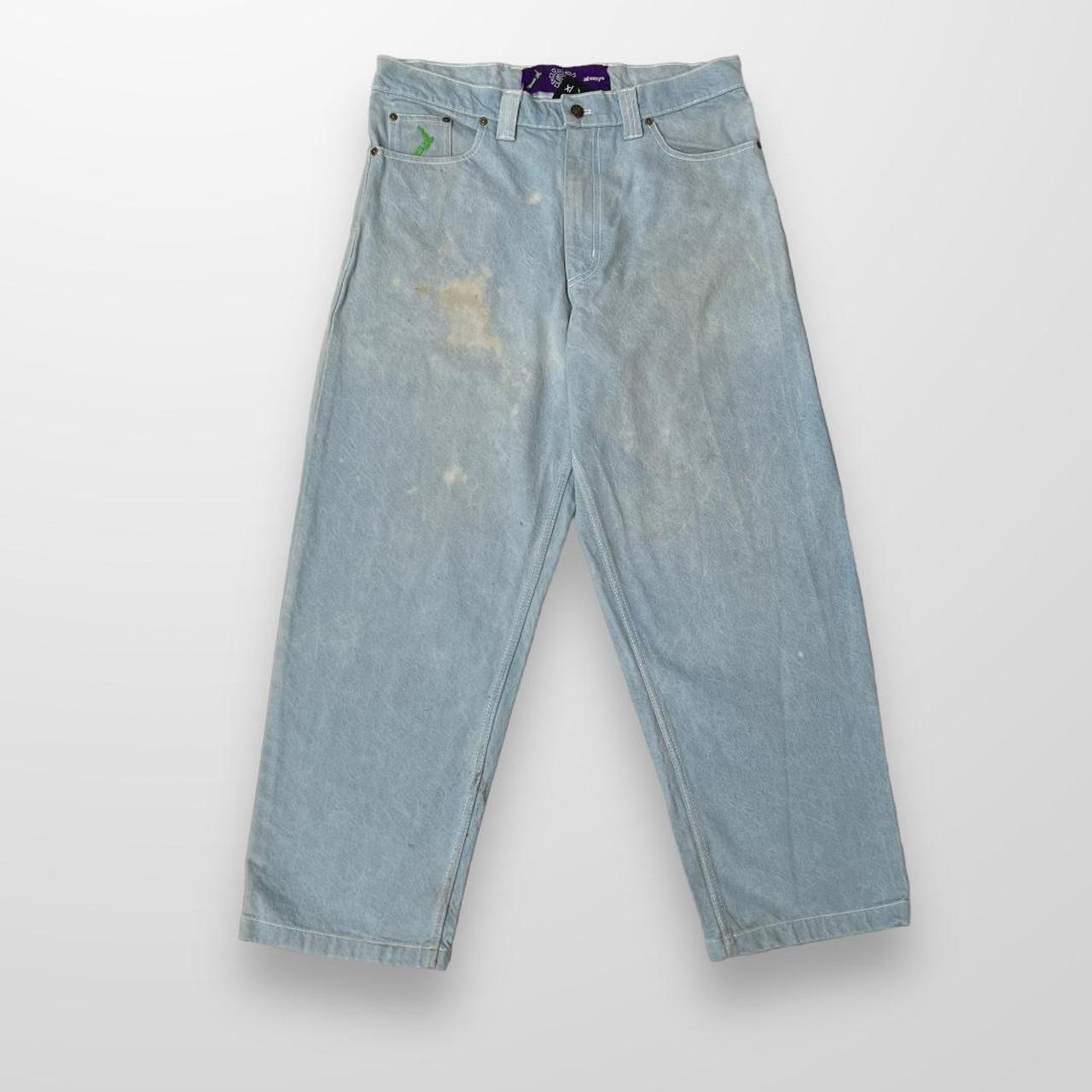 ADWYSD Heavy Duty Denim Light Blue Jeans