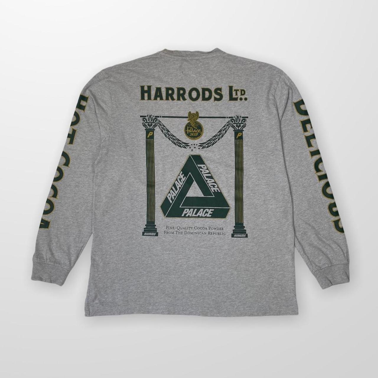 Palace Harrods Long Sleeve T-Shirt In Grey
